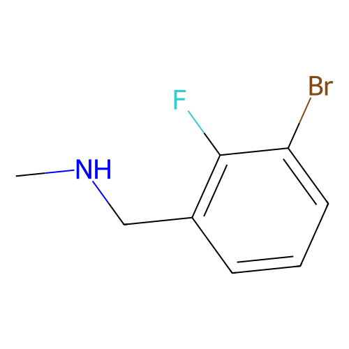 1-Bromo-2-fluoro-3-(methylaminomethyl)benzene, min 97%, 1 gram