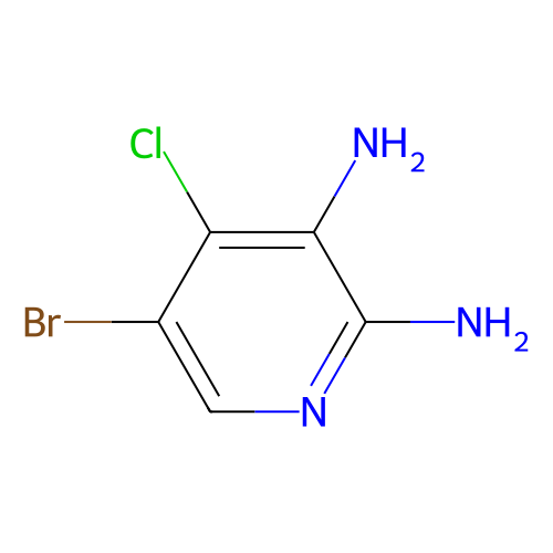 2, 3-Diamino-5-bromo-4-chloropyridine, 1 gram