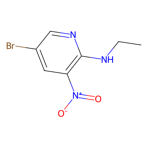 5-Bromo-2-ethylamino-3-nitropyridine, min 98%, 100 grams