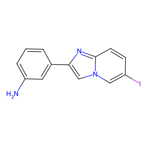 3-(6-Iodo-imidazo[1, 2-a]pyridin-2-yl)-phenylamine, min 95%, 1 gram