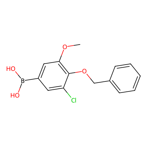 4-(Benzyloxy)-3-chloro-5-methoxyphenylboronic acid, min 95%, 1 gram