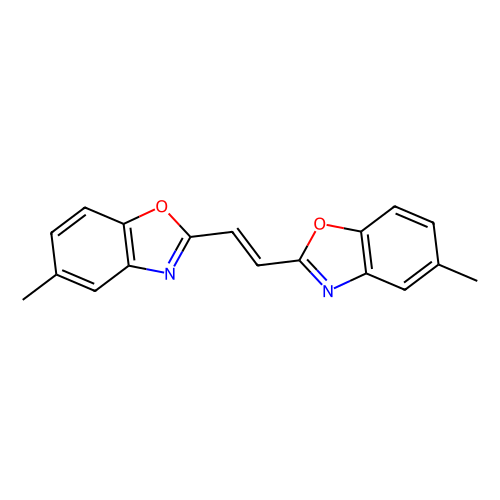 1, 2-Bis(5-methyl-2-benzoxazolyl)ethylene, min 98% (HPLC), 100 grams