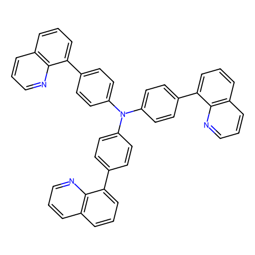 Tris(4-(quinolin-8-yl)phenyl)amine, min 99% (HPLC), 1 gram