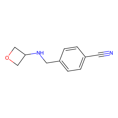 4-((Oxetan-3-ylamino)methyl)benzonitrile, 1 gram