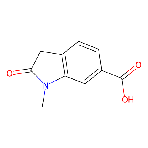1-methyl-2-oxo-2, 3-dihydro-1H-indole-6-carboxylic acid, min 97%, 1 gram