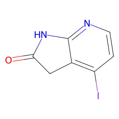 4-iodo-1H, 2H, 3H-pyrrolo[2, 3-b]pyridin-2-one, min 97%, 1 gram