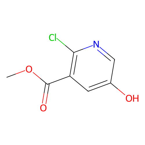 methyl 2-chloro-5-hydroxypyridine-3-carboxylate, min 97%, 1 gram