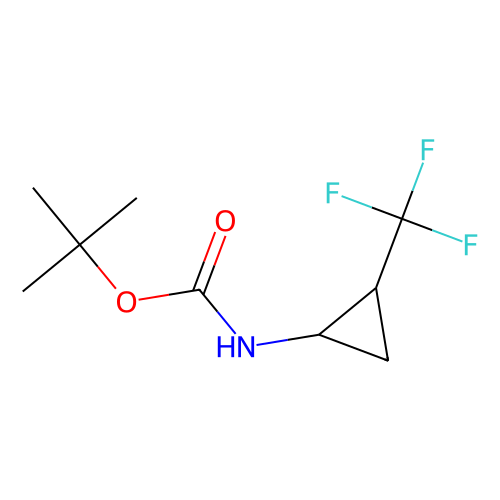 tert-butyl N-[2-(trifluoromethyl)cyclopropyl]carbamate, min 97%, 500 mg