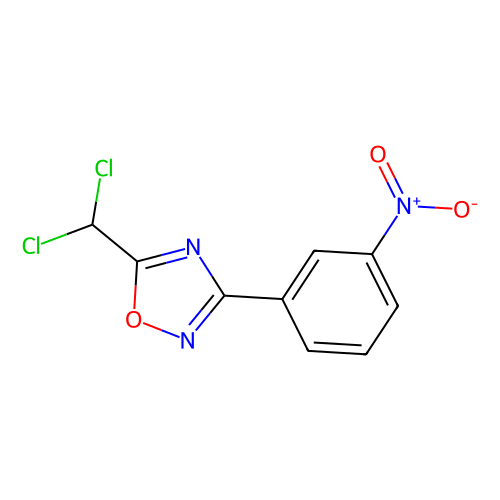 5-(Dichloromethyl)-3-(3-nitrophenyl)-1, 2, 4-oxadiazole, min 97%, 1 gram