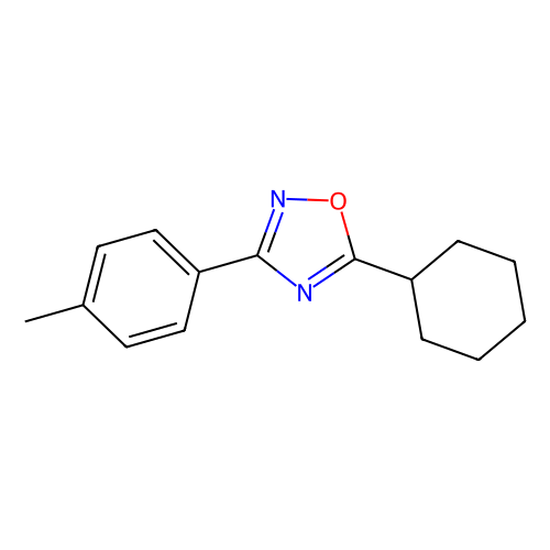 5-Cyclohexyl-3-p-tolyl-1, 2, 4-oxadiazole, min 97%, 25 grams