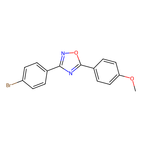 3-(4-Bromophenyl)-5-(4-methoxyphenyl)-1, 2, 4-oxadiazole, min 98%, 25 grams