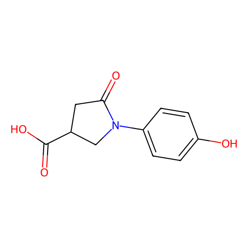 1-(4-Hydroxyphenyl)-5-oxopyrrolidine-3-carboxylic acid, min 97%, 25 grams