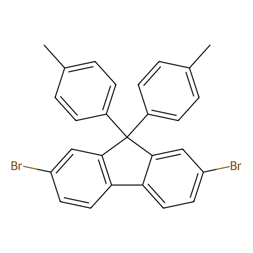 2, 7-Dibromo-9, 9-di-p-tolyl-9H-fluorene, min 98% (HPLC), 10 grams