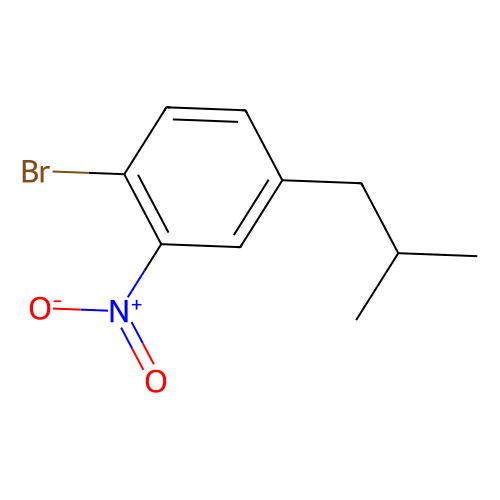 1-Bromo-4-isobutyl-2-nitrobenzene, min 95%, 5 grams