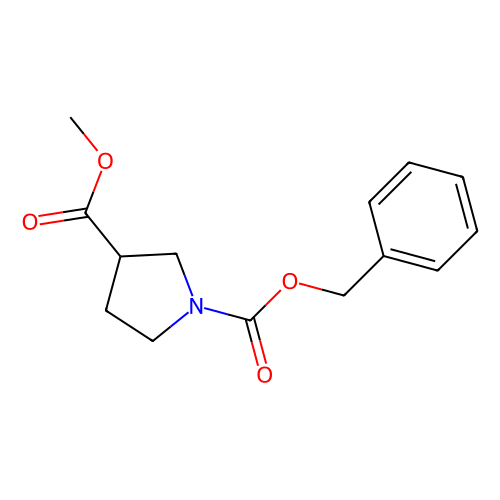 1-benzyl 3-methyl (3R)-pyrrolidine-1, 3-dicarboxylate, min 97%, 1 gram