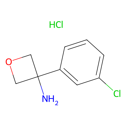 3-(3-chlorophenyl)oxetan-3-amine hydrochloride, min 97%, 250 mg