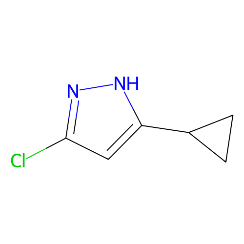 5-chloro-3-cyclopropyl-1H-pyrazole, min 97%, 500 mg