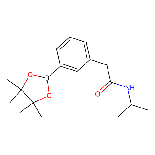 3-(N-Isopropylaminocarbonyl)methylphenylboronic acid, pinacol este, min 96%, 5 grams
