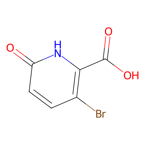 3-Bromo-6-hydroxypicolinic acid, min 95%, 5 grams