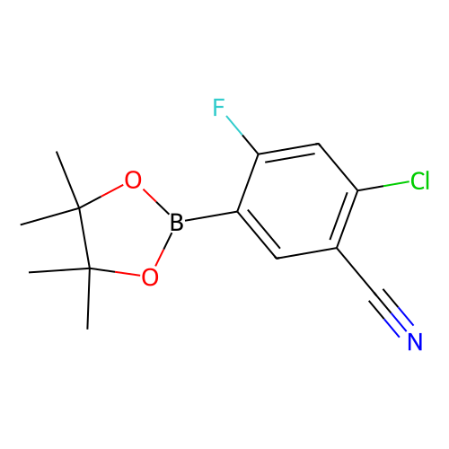 4-Chloro-5-cyano-2-fluorophenylboronic acid, pinacol ester, min 96%, 1 gram