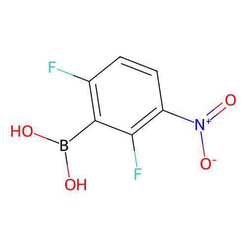 2, 6-Difluoro-3-nitrobenzeneboronic acid, 96%, min 96%, 10 grams
