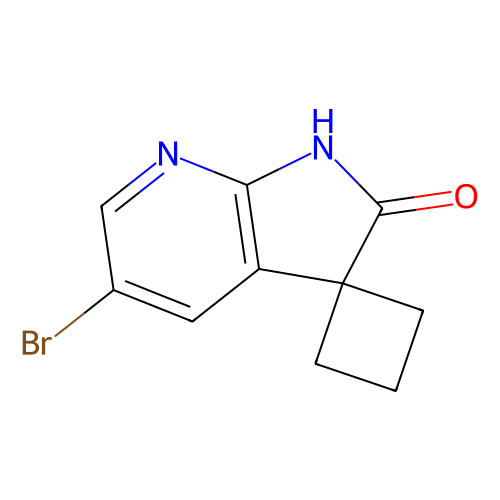 5'-bromo-1', 2'-dihydrospiro[cyclobutane-1, 3'-pyrrolo[2, 3-b]pyridine]-2'-one, min 97%, 250 mg