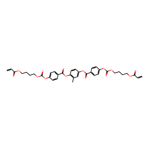 2-Methyl-1, 4-phenylene Bis[4-[[[4-(acryloyloxy)butoxy]carbonyl]oxy]benzoate], min 95%, 100 grams