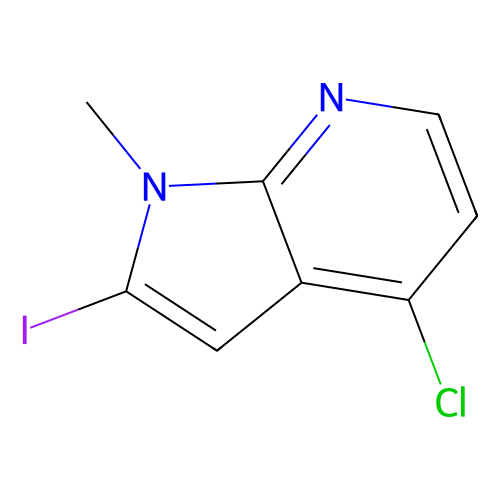 4-chloro-2-iodo-1-methyl-1H-pyrrolo[2, 3-b]pyridine, min 97%, 250 mg