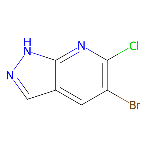 5-?bromo-?6-?chloro-?1H-?pyrazolo[3, ?4-?b]?pyridine, min 97%, 250 mg