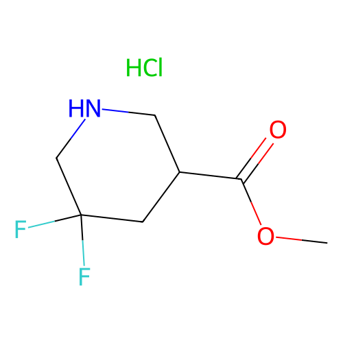 methyl 5, 5-difluoropiperidine-3-carboxylate hydrochloride, min 97%, 250 mg