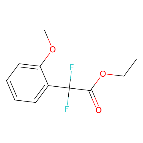 Ethyl 2, 2-difluoro-2-(2-methoxyphenyl)acetate, min 98%, 1 gram