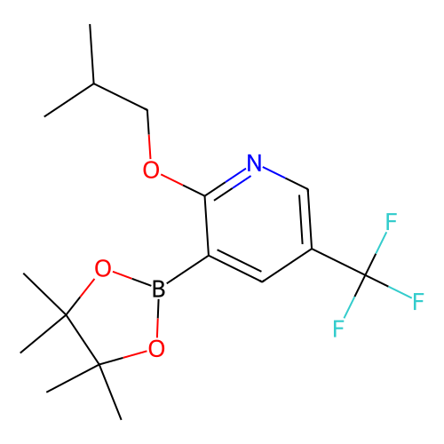 2-Isobutoxy-5-(trifluoromethyl)pyridine-3-boronic acid, pinacol ester, min 97%, 1 gram