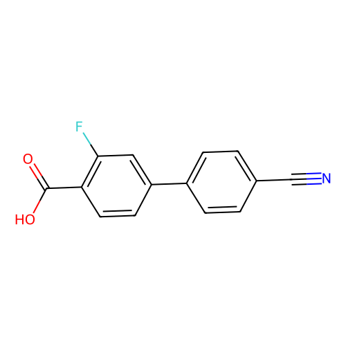 4-(4-Cyanophenyl)-2-fluorobenzoic acid, min 98%, 5 grams