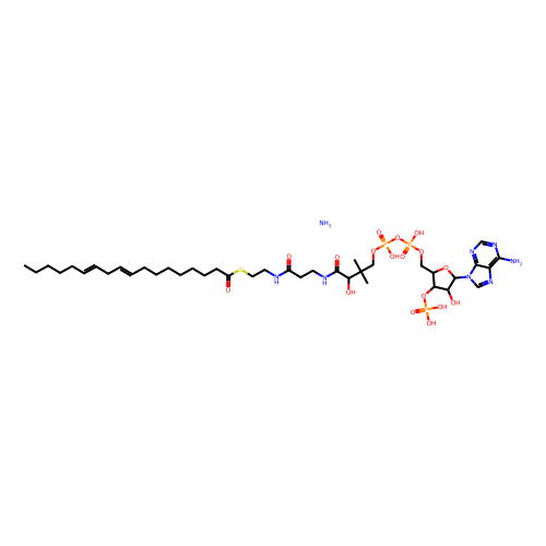 (9Z, 12Z-octadecadienoyl) Coenzyme A (ammonium salt), min 99%, 5 mg