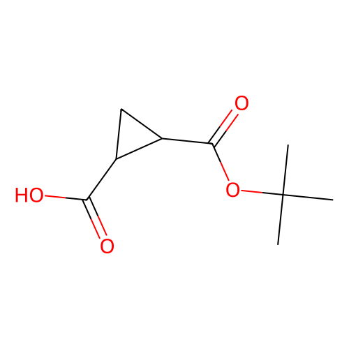 (1S, 2R)-rel-2-[(tert-butoxy)carbonyl]cyclopropane-1-carboxylic acid, min 97%, 1 gram