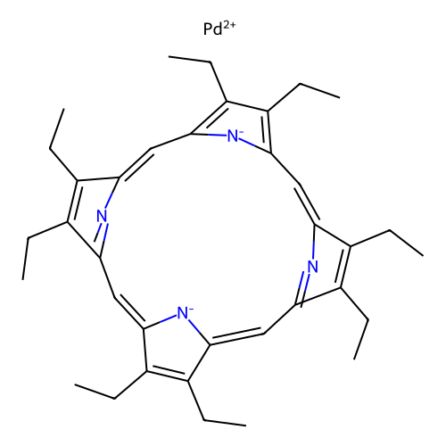 Palladium(II) octaethylporphine, min 98% (HPLC), 500 mg