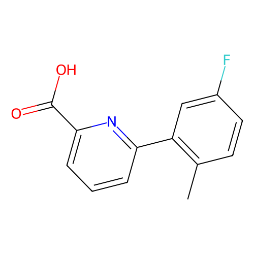 6-(5-Fluoro-2-methylphenyl)picolinic acid, min 96%, 5 grams