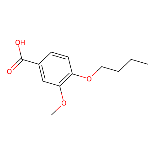 4-Butoxy-3-methoxybenzoic acid, min 98%, 25 grams