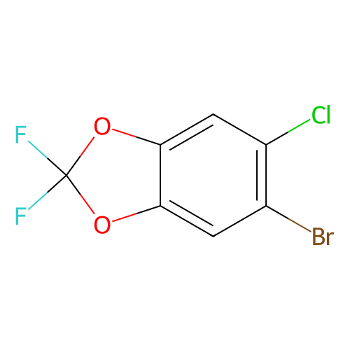 5-Bromo-6-chloro-2, 2-difluorobenzo[d][1, 3]dioxole, tech grade, min 90%, 1 gram