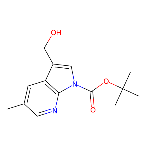 tert-Butyl 3-(hydroxymethyl)-5-methyl-1H-pyrrolo[2, 3-b]pyridine-1-carboxylate, 1 gram, Reagent Grade