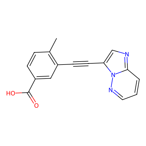 3-(2-{imidazo[1, 2-b]pyridazin-3-yl}ethynyl)-4-methylbenzoic acid, min 97%, 1 gram