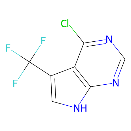 4-chloro-5-(trifluoromethyl)-7H-pyrrolo[2, 3-d]pyrimidine, min 97%, 100 mg