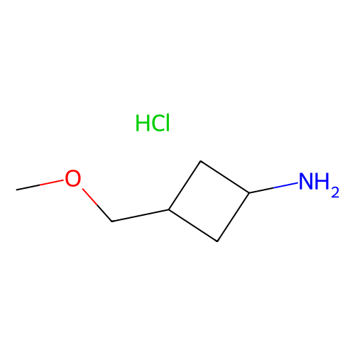 cis-3-(methoxymethyl)cyclobutan-1-amine hydrochloride, min 97%, 1 gram