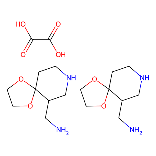 oxalic acid; bis({1, 4-dioxa-8-azaspiro[4.5]decan-6-yl}methanamine), min 97%, 1 gram