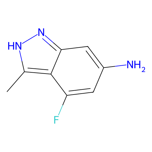 4-fluoro-3-methyl-1H-indazol-6-amine, min 97%, 250 mg