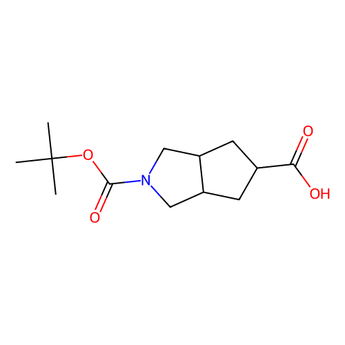 2-[(tert-butoxy)carbonyl]-octahydrocyclopenta[c]pyrrole-5-carboxylic acid, min 97%, 250 mg