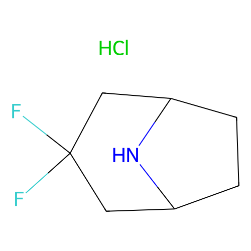 3, 3-difluoro-8-azabicyclo[3.2.1]octane hydrochloride, min 97%, 250 mg
