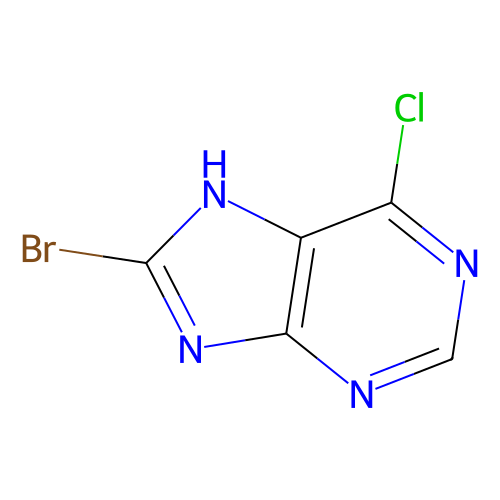 8-bromo-6-chloro-9H-purine, min 97%, 250 mg