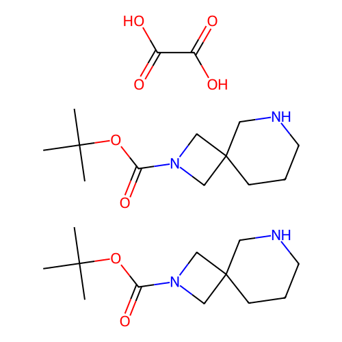 tert-butyl 2, 6-diazaspiro[3.5]nonane-2-carboxylate hemioxalate, min 97%, 250 mg