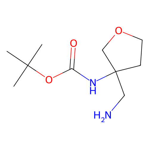 tert-butyl N-[3-(aminomethyl)oxolan-3-yl]carbamate, min 97%, 250 mg